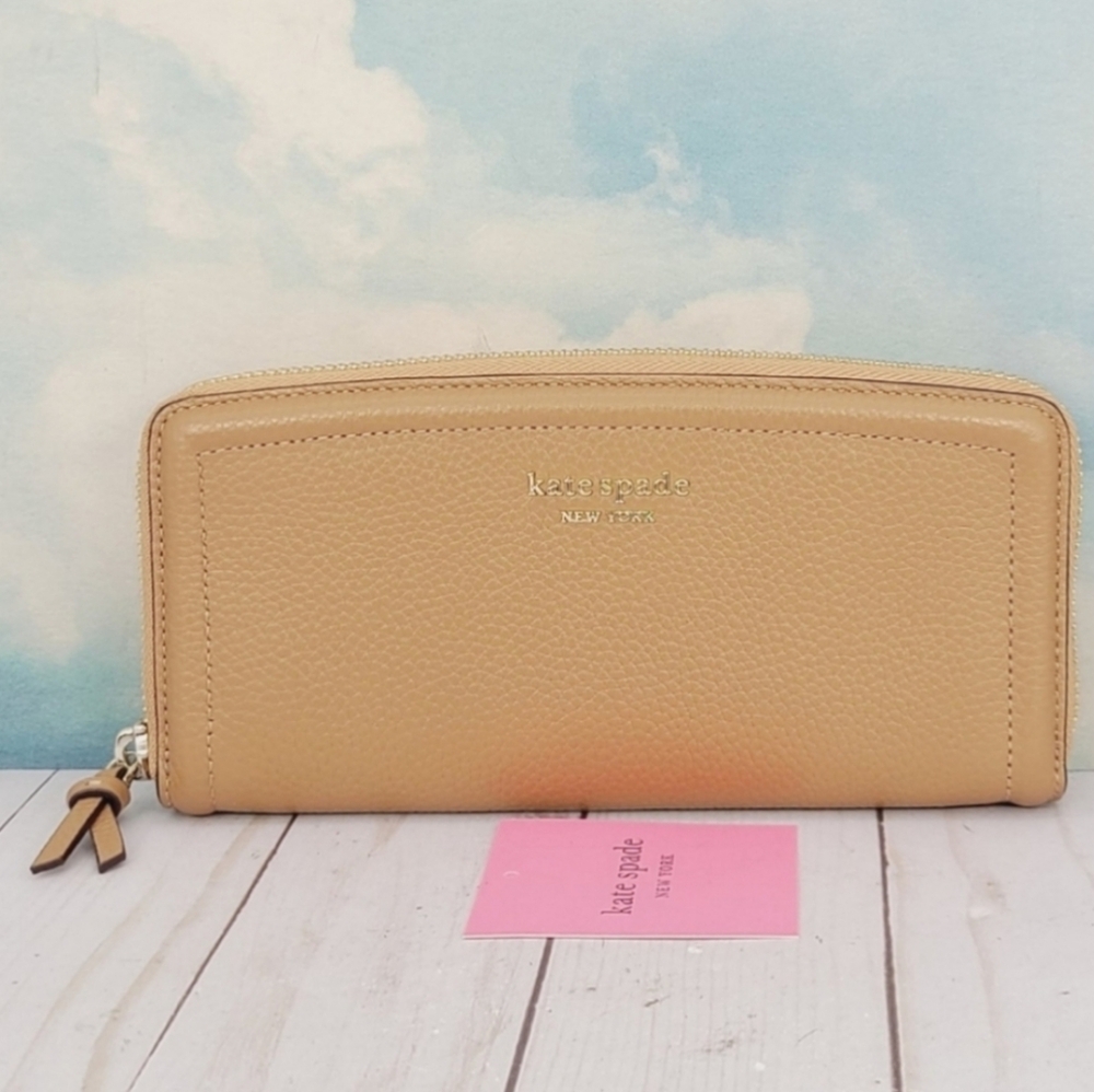 Kate Spade Tan Leather Wallet